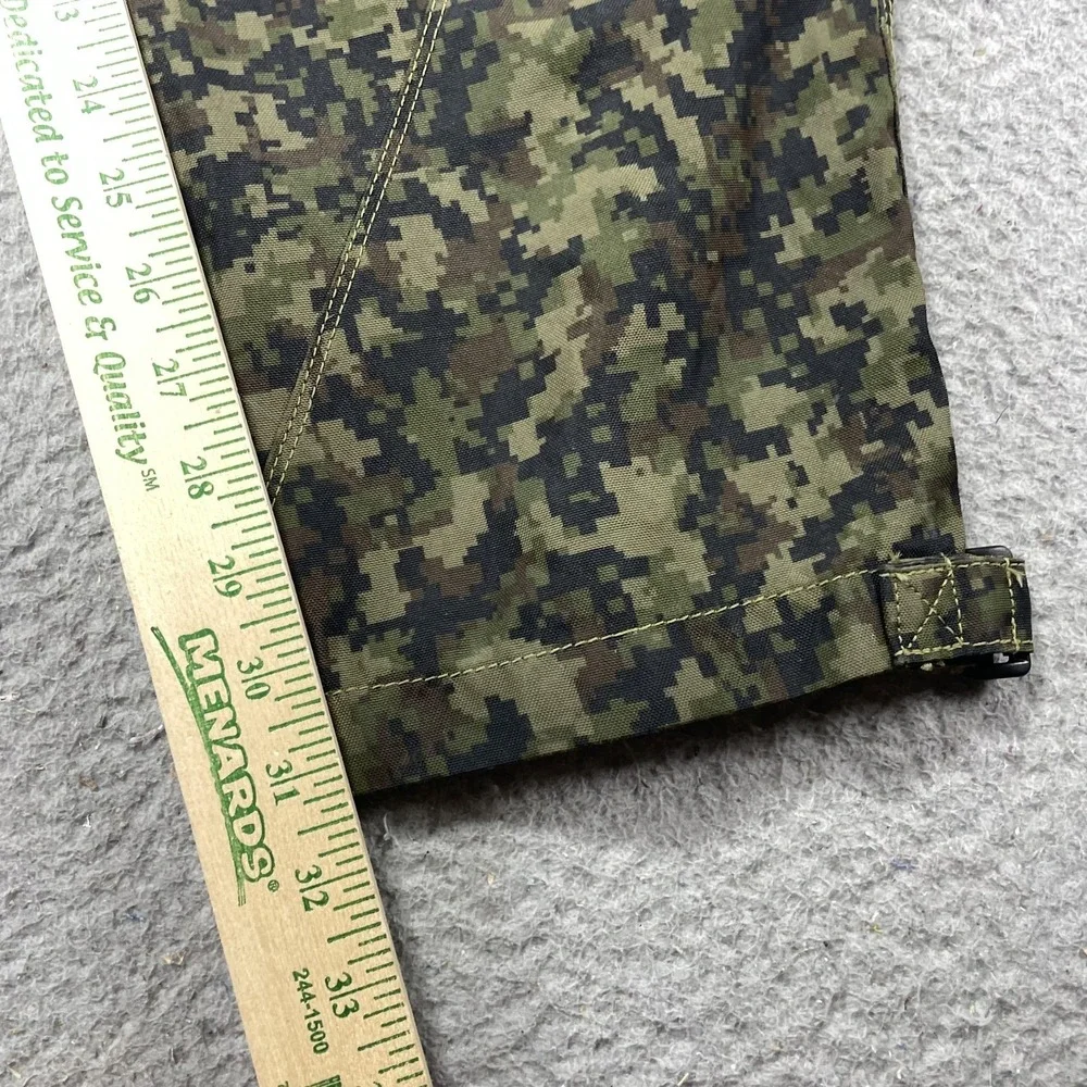 BT Battle Tested Pants Mens Medium Green Camo Paintball Padded Knees 30-36